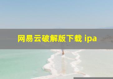 网易云破解版下载 ipa